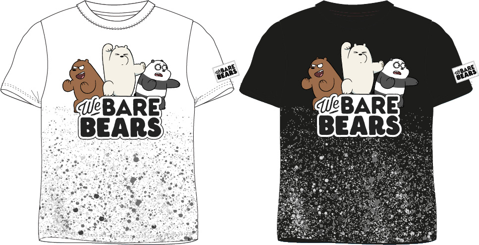 WE BARE BEARS Chlapecké tričko - Mezi námi medvědy 5202752, bílá Barva: Bílá, Velikost: 146
