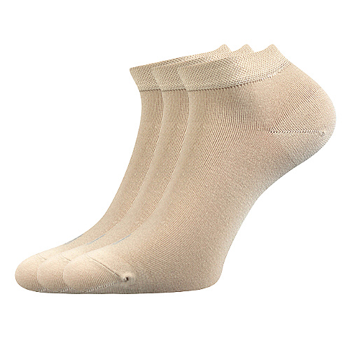 Bambusové kotníkové ponožky Lonka - Desi, béžová Barva: Béžová, Velikost: 35-38
