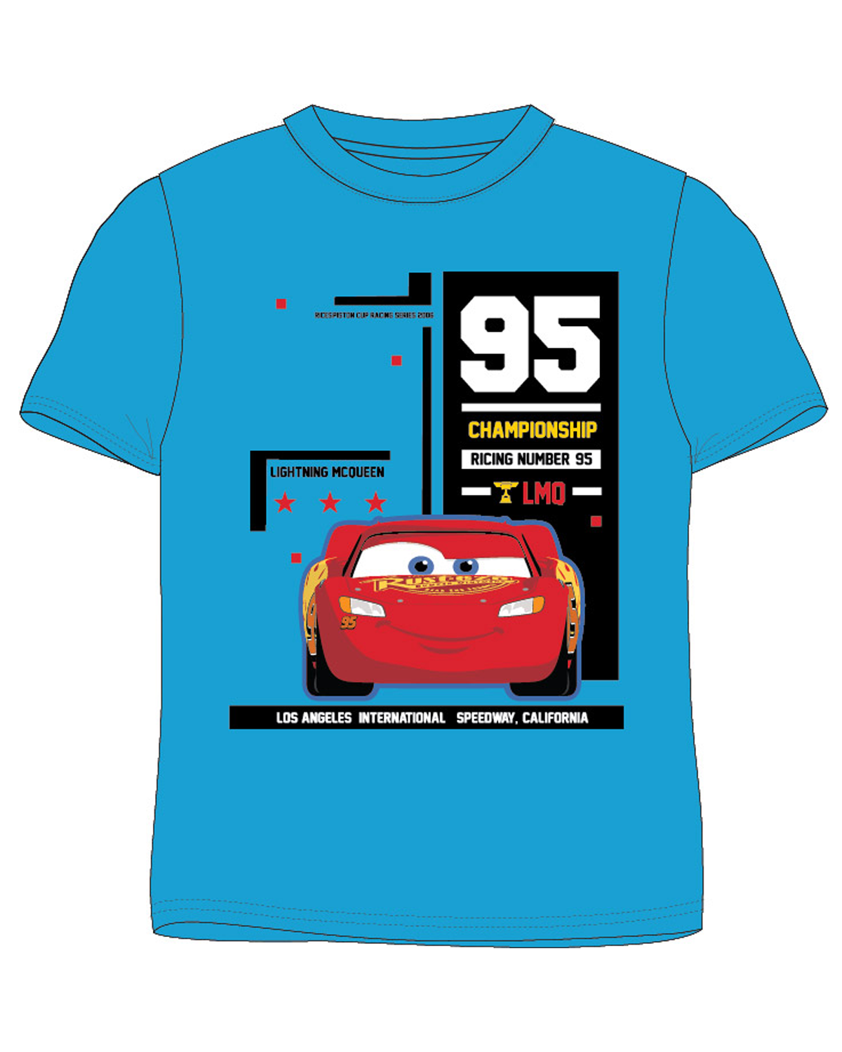 Auta - Cars - licence Chlapecké tričko - Auta 52029455, modrá Barva: Modrá, Velikost: 116