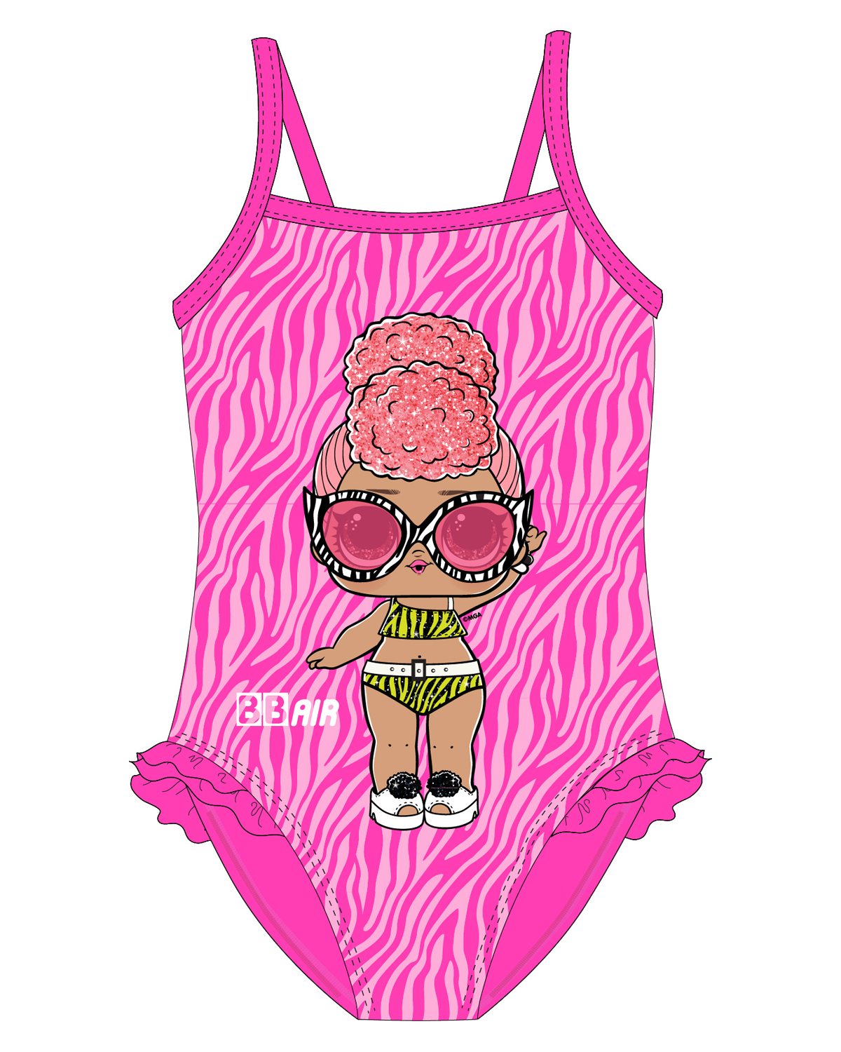 LOL. Surprise- licence Dívčí plavky - LOL.Surprise 5244318W, růžová Barva: Růžová, Velikost: 110-116