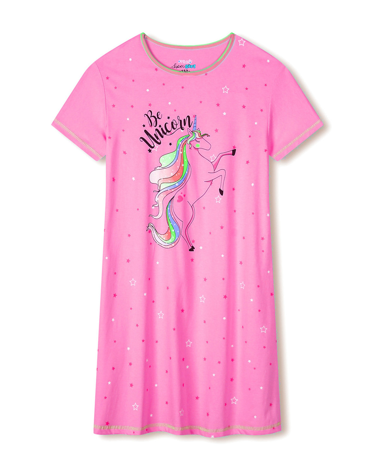 Dívčí noční košile - KUGO MN1769, růžová Barva: Růžová, Velikost: 164