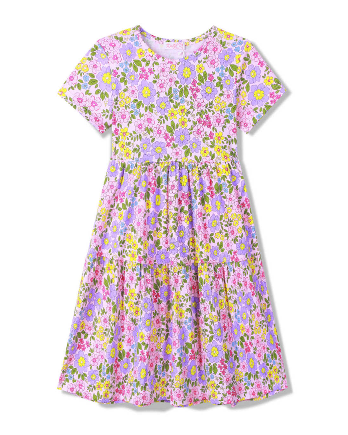 Dívčí šaty - KUGO CS1067, světle růžová Barva: Růžová, Velikost: 134