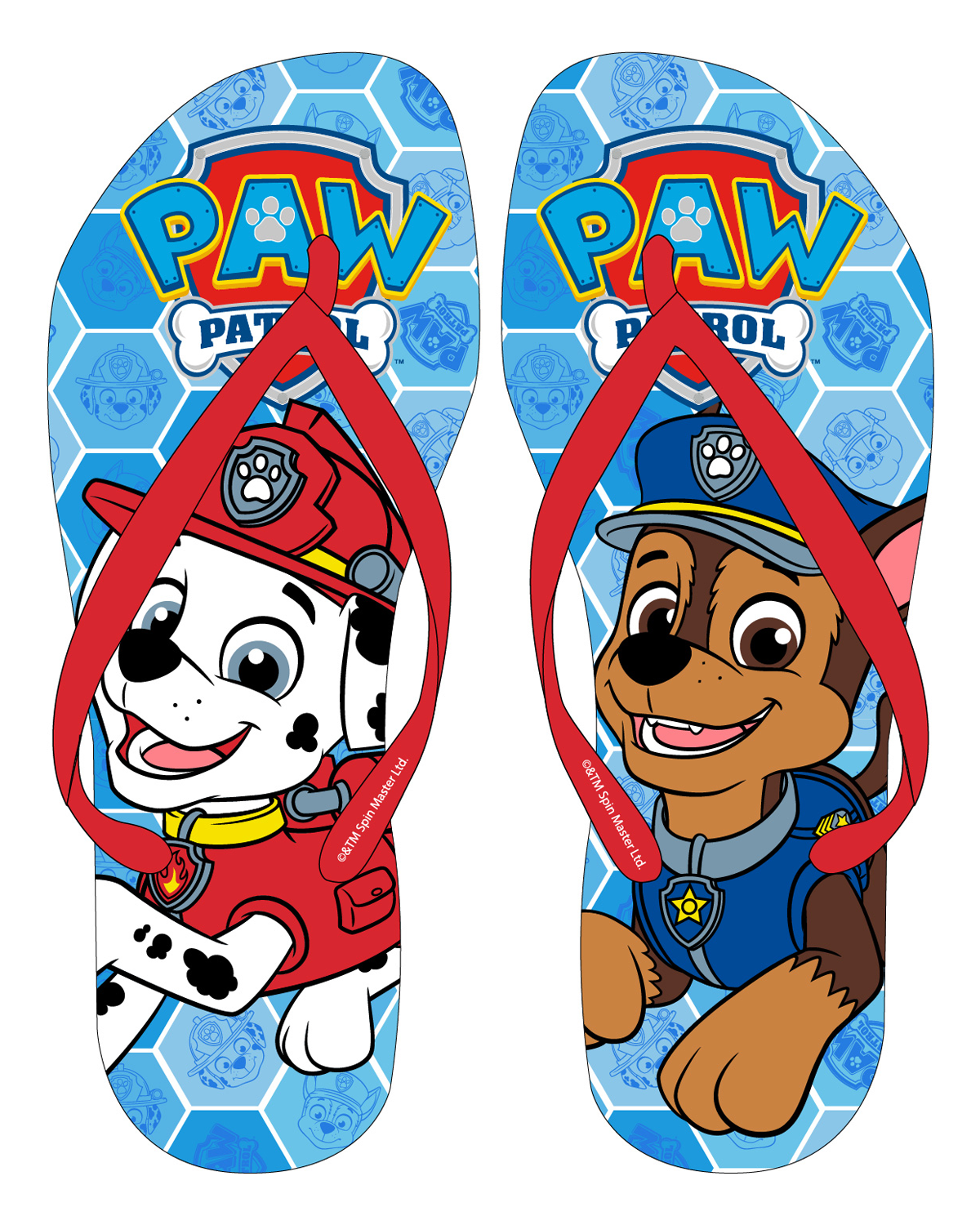 Paw Patrol - Tlapková patrola -Licence Chlapecké žabky - Paw Patrol 52512192, modrá Barva: Modrá, Velikost: 31-32