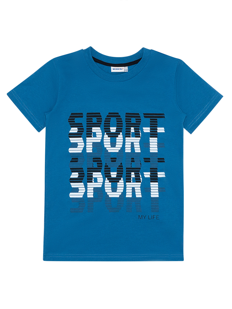 Chlapecké tričko - Winkiki WJB 11976, modrá Barva: Modrá, Velikost: 146