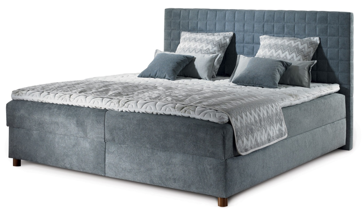 New Design Manželská posteľ BELO | s topperom ROZMER: 180 x 200
