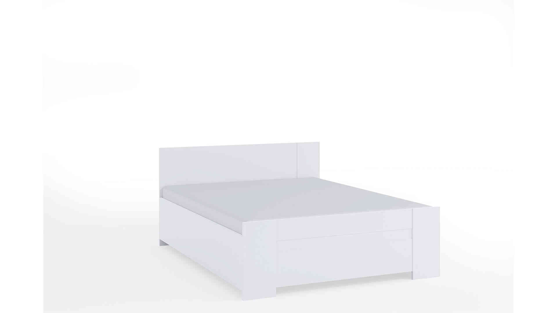 ArtGiB Manželská posteľ BONO BO-03 | 160 x 200 cm FARBA: Biela