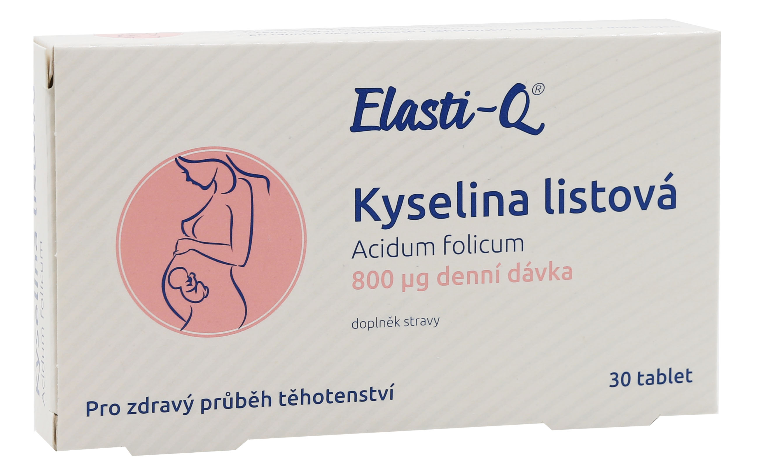 Elasti-Q Kyselina Listová  800 µg, 30 tablet 1 balení: 1x 30 tablet