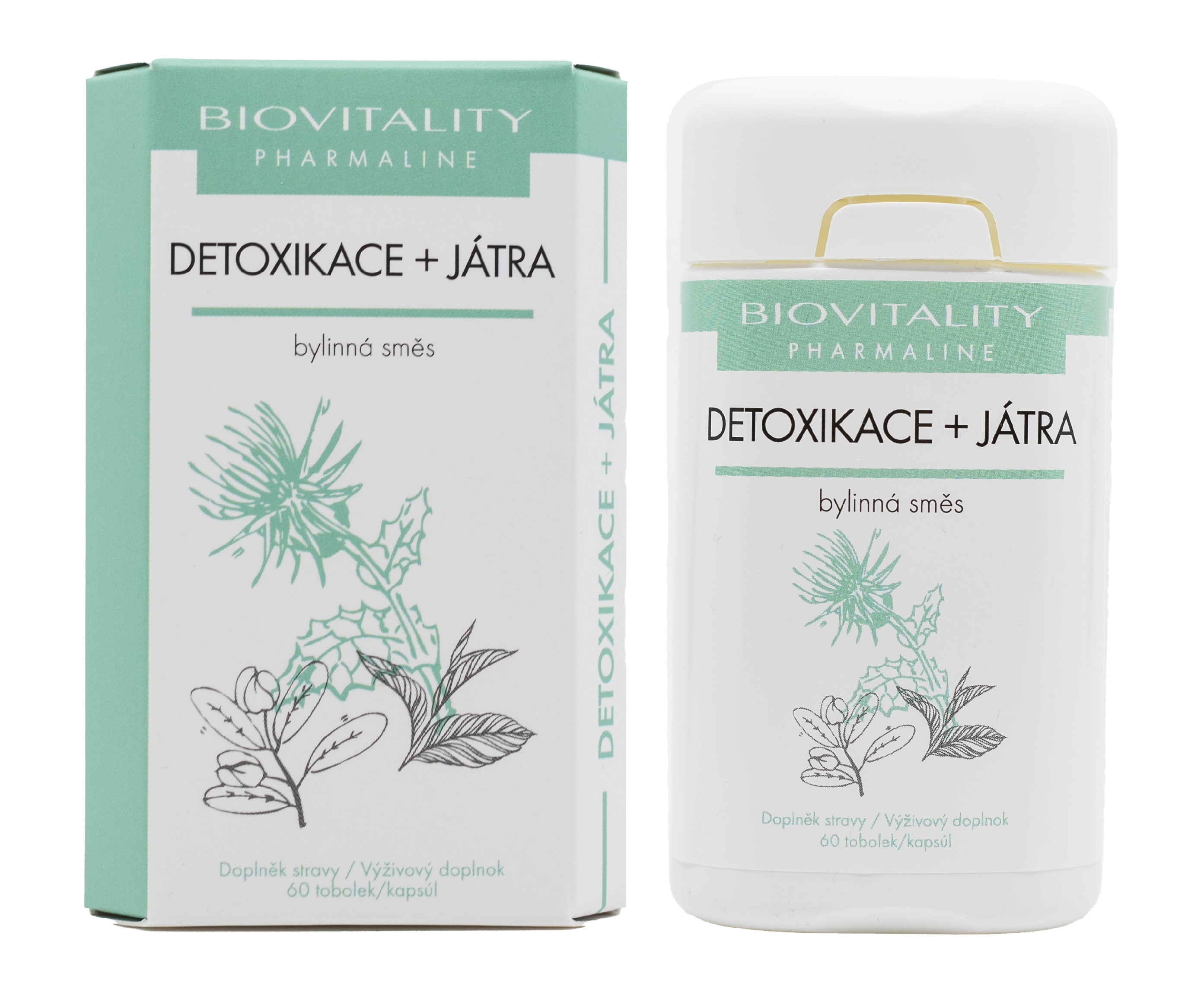 TOPVET Green Idea Detoxikace + Játra 60 tobolek