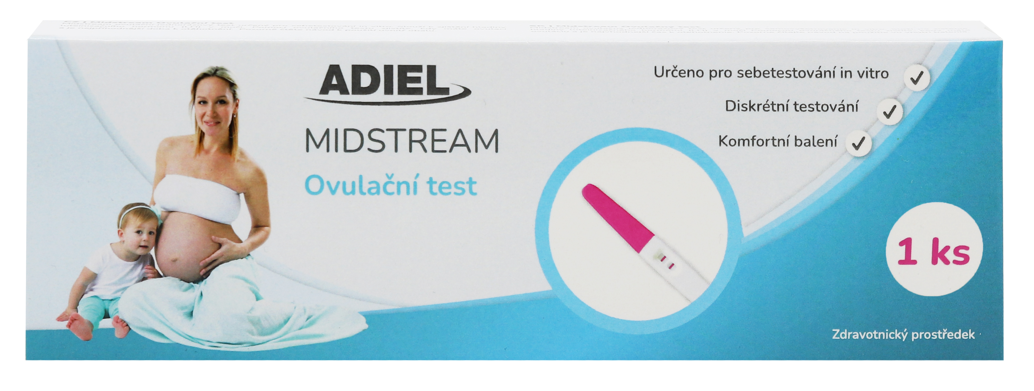 ADIEL Midstream ovulační test, 1 ks