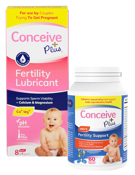 Sasmar Conceive Plus sada PRO MUŽE – Men 60cps., lubrikační gel 8x4MG