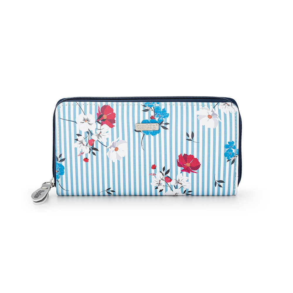 Oxybag Dámska peňaženka MONY L Navy Flowers