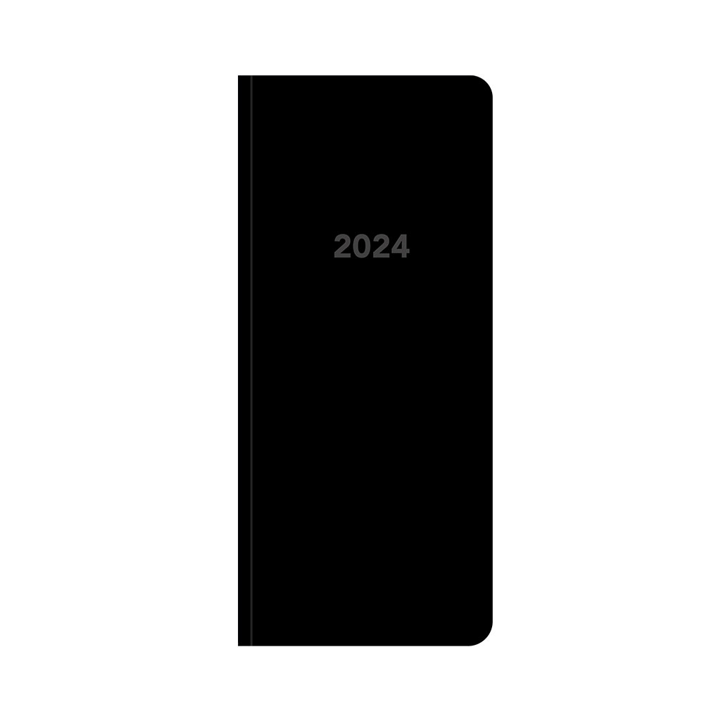Oxybag Diár PVC mesačný 2024 Black