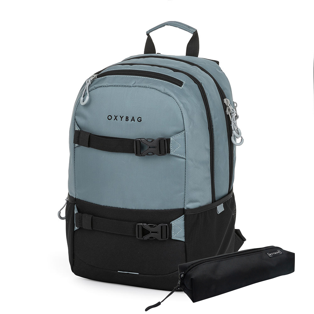 Oxybag Študentský batoh OXY Sport Black Grey