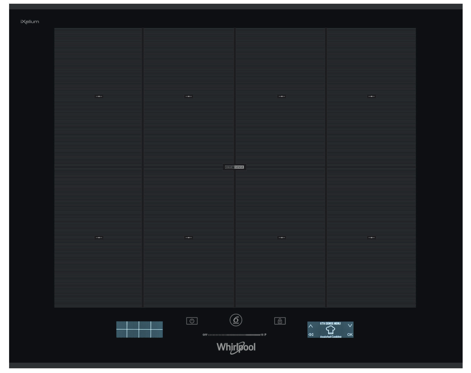 Whirlpool SMP 658C/BT/IXL Indukční varná deska 869991043360