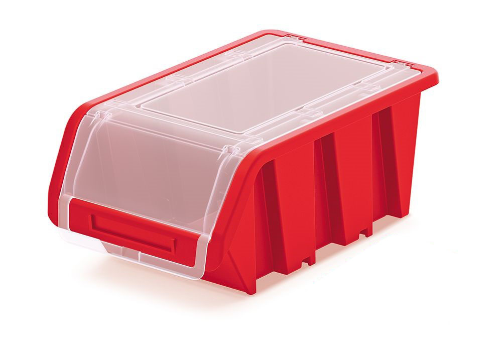 Prosperplast Uzatvárateľný plastový box 195x120x90mm Red