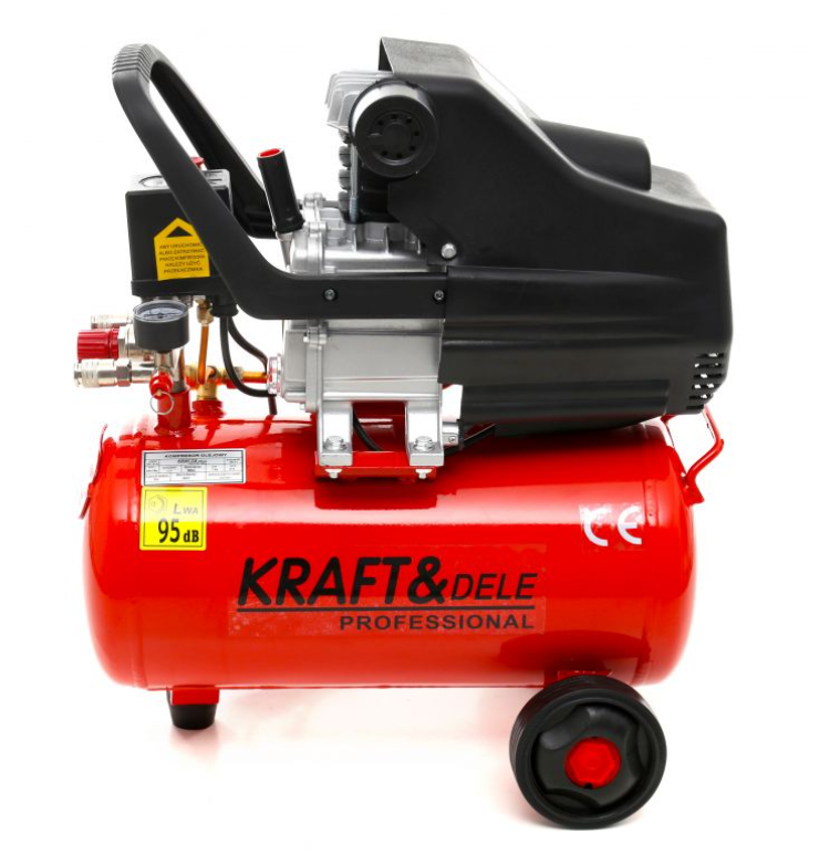 Kraft&Dele Kompresor 24L - olejový 2,8kW 220V KD400