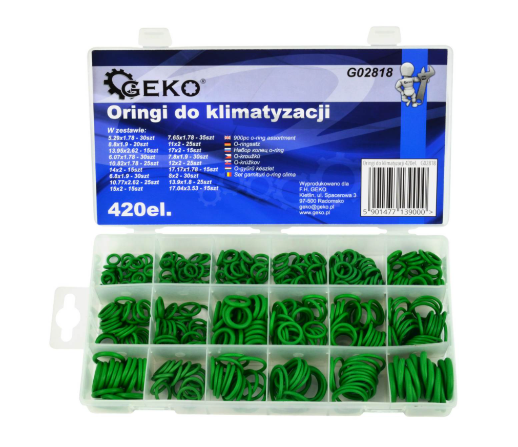 Geko Sada o-krúžkov pre klimatizácie 420ks G02818