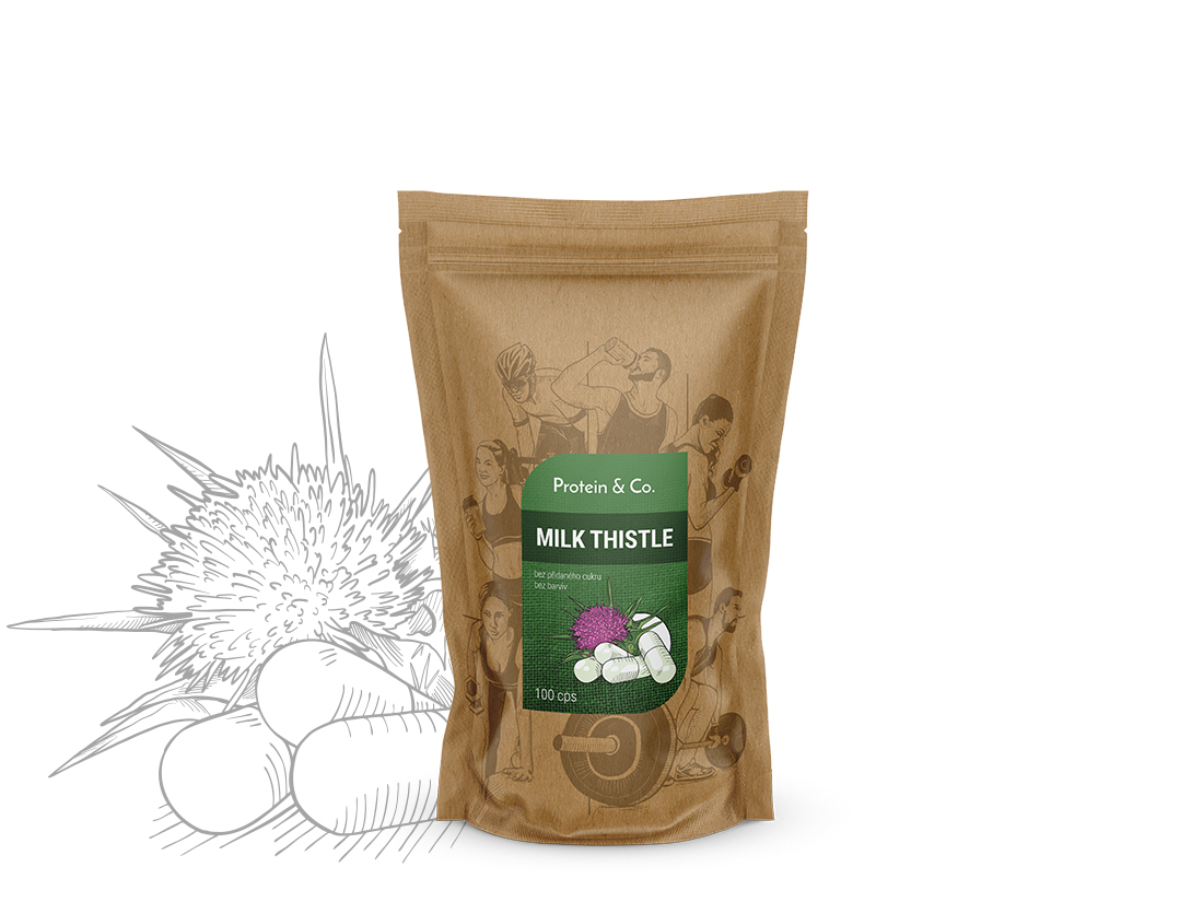 Protein & Co. Milk Thistle (ostropestřec mariánský) – 100 kapslí