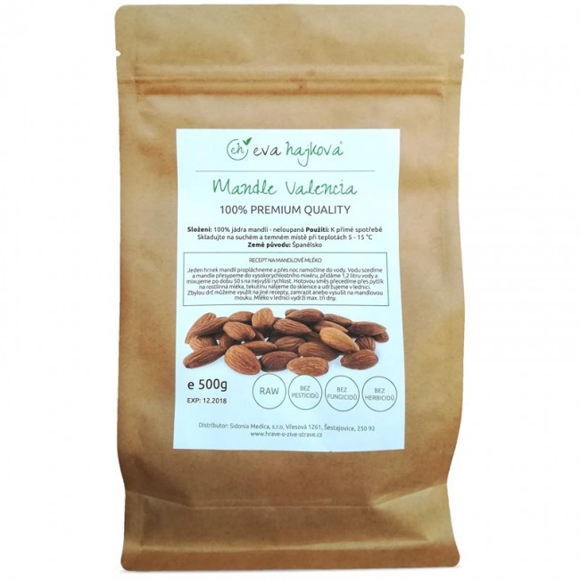 Mandle Valencia 500g