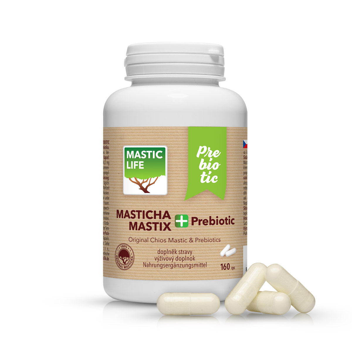 Prebiotic Chios Masticha 160 kapslí