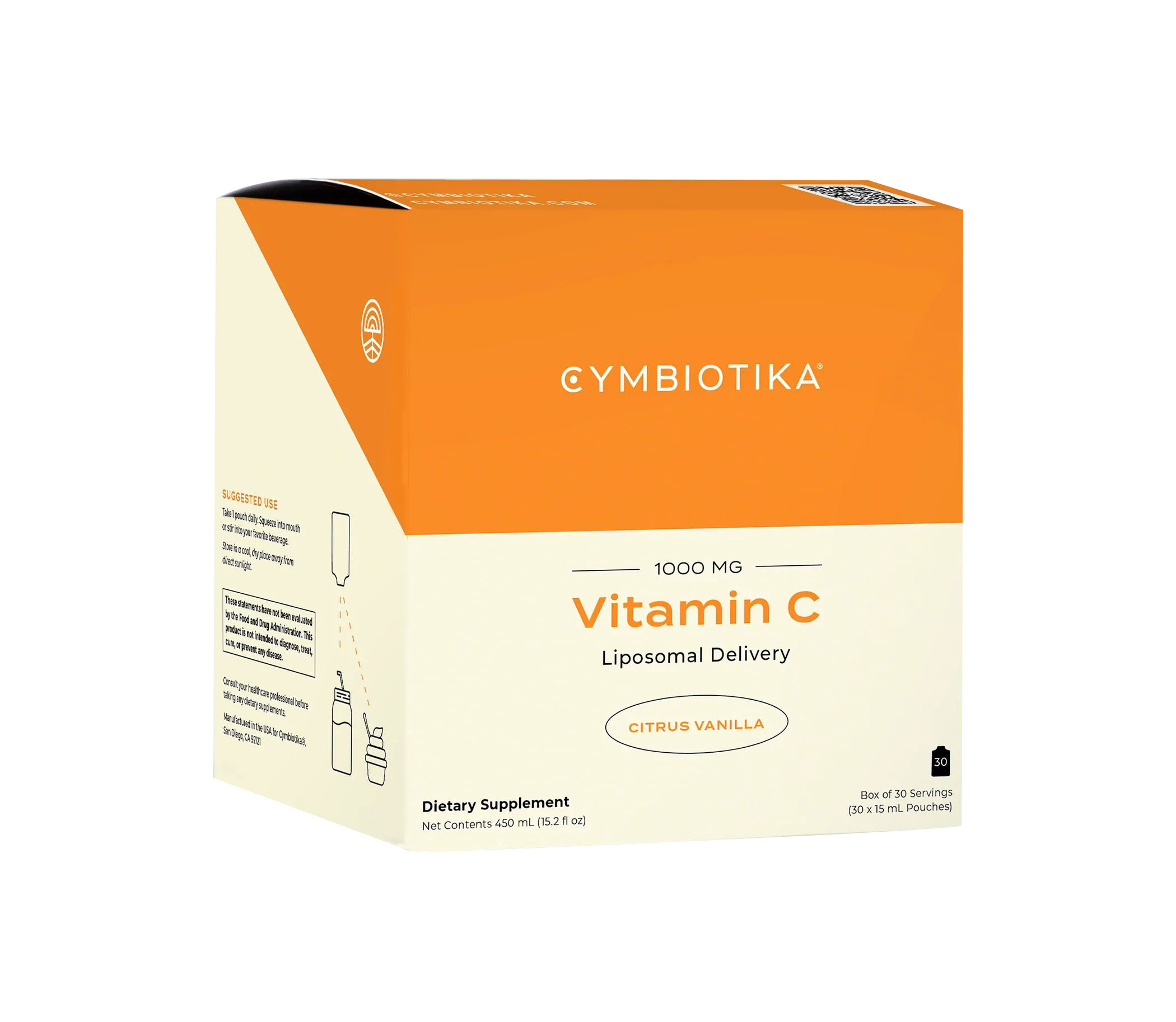 Liposomální vitamín C s biotinem, 30x15 ml