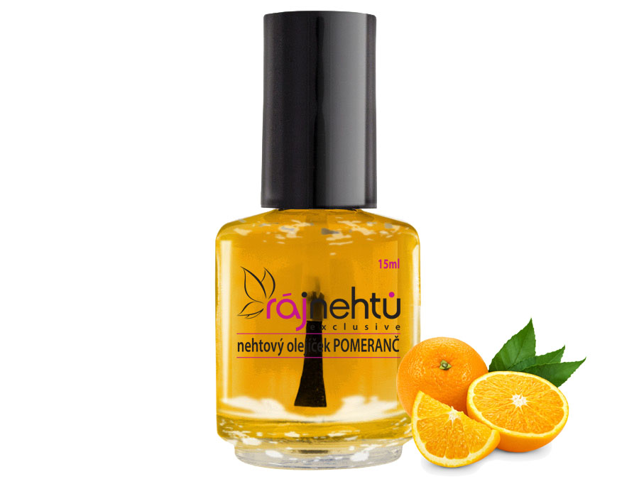 Ráj nehtů Nehtový olejíček 15 ml - Pomeranč
