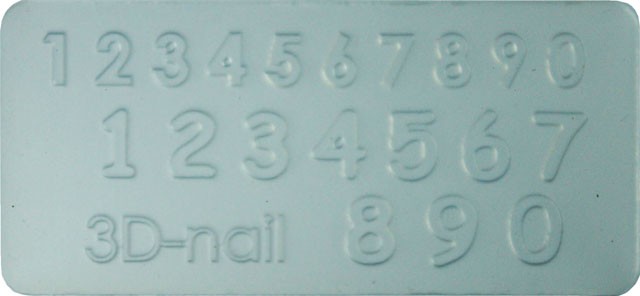 3D Šablona - Number