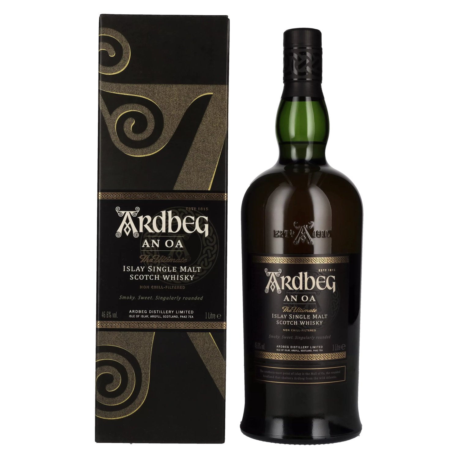 Ardbeg AN OA 46,6% 1L v kartóne