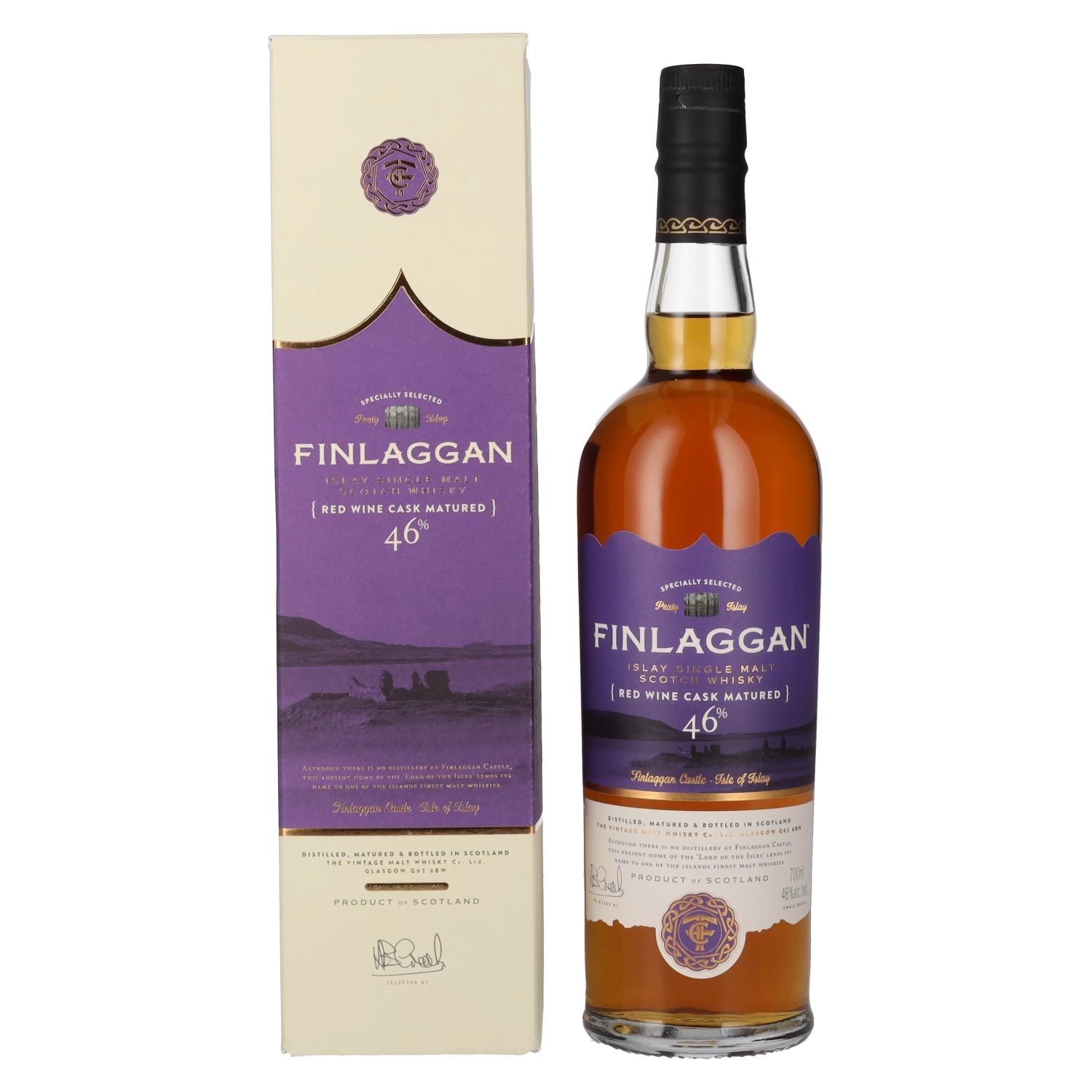 Finlaggan Red wine cask matured 46% 0,7L v kartóne