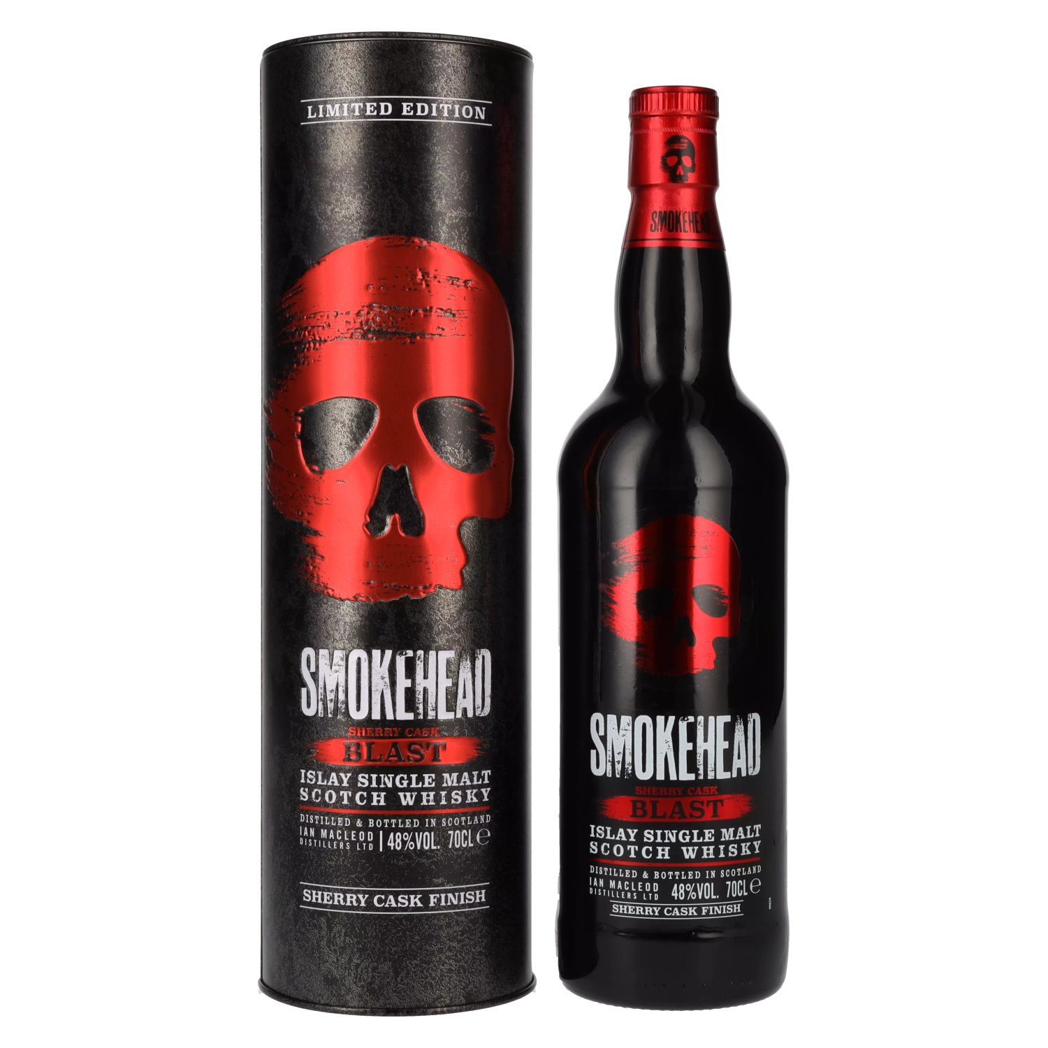 Smokehead SHERRY CASK BLAST 48% 0,7L v plech. tube