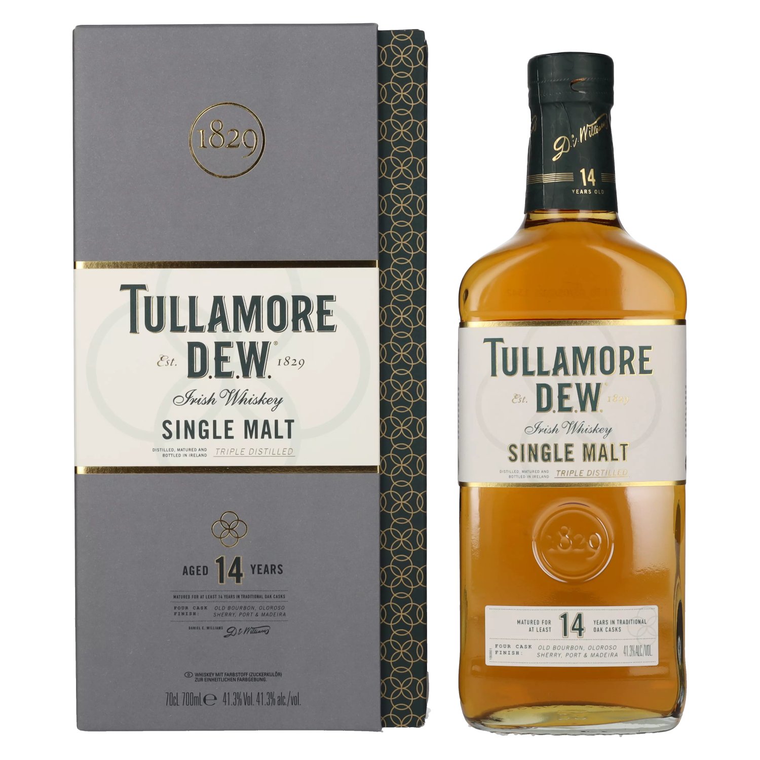 Tullamore D.E.W. Tullamore Dew 14y Single Malt 41,3% 0,7L v kazete