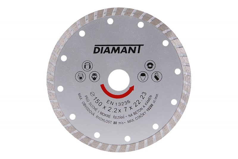 FESTA Kotouč diamantový DIAMANT 150x2,2x22,2mm TURBO