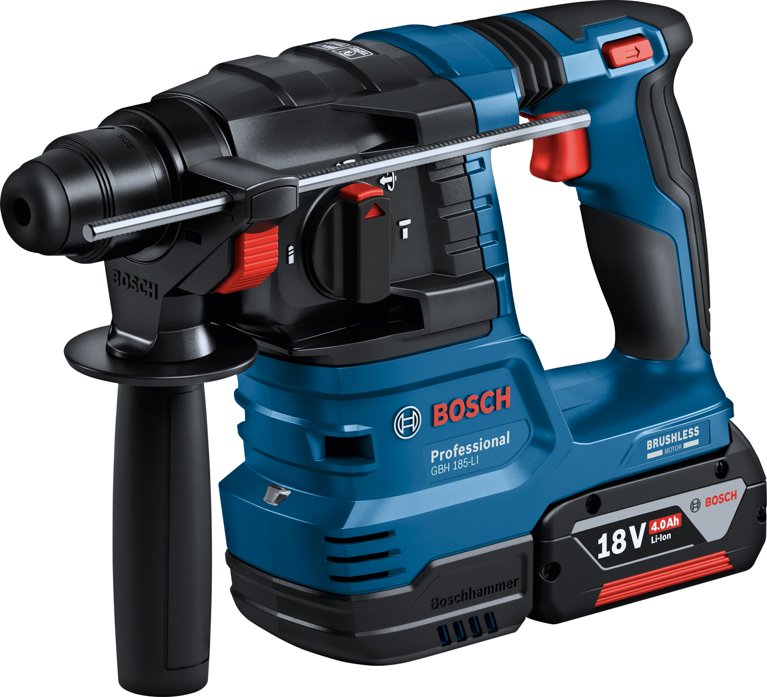 BOSCH GBH 185-LI (2x4Ah) aku vrtací kladivo