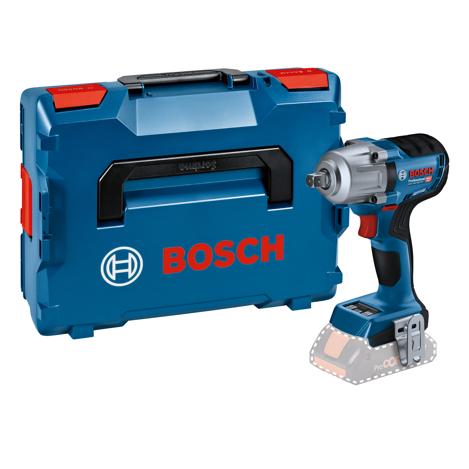 BOSCH GDS 18V-450 PC solo (verze bez aku) aku rázový utahovák 1/2"