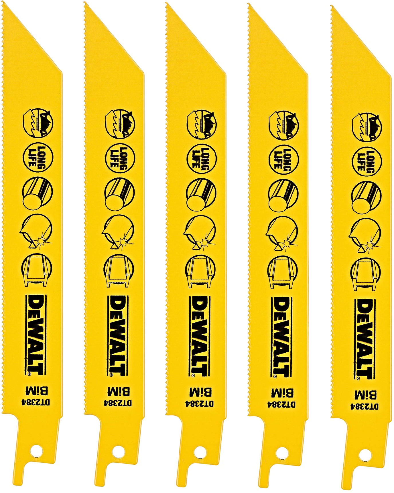 DeWALT DT2384 univerzální plátek, kovy a plech, 152 mm (5 ks)