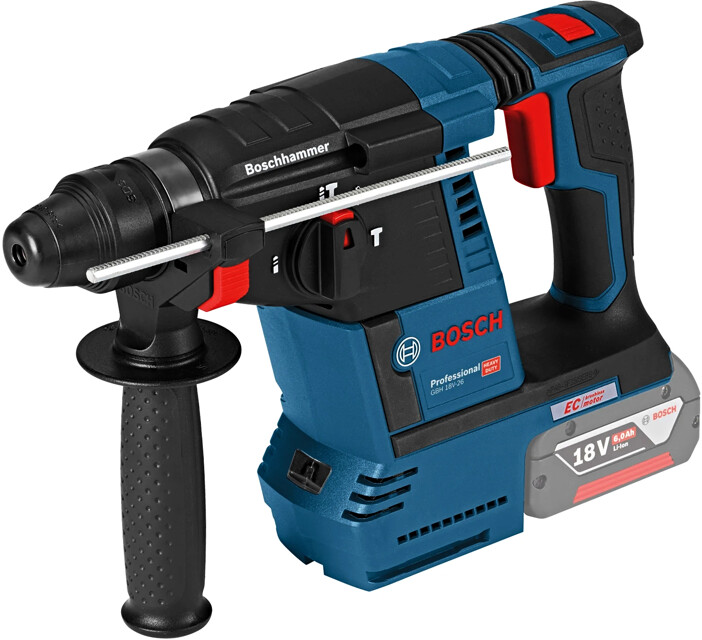 BOSCH GBH 18V-26 (verze bez aku) 18V bezuhlíkové aku kladivo SDS-Plus / 2,6 J