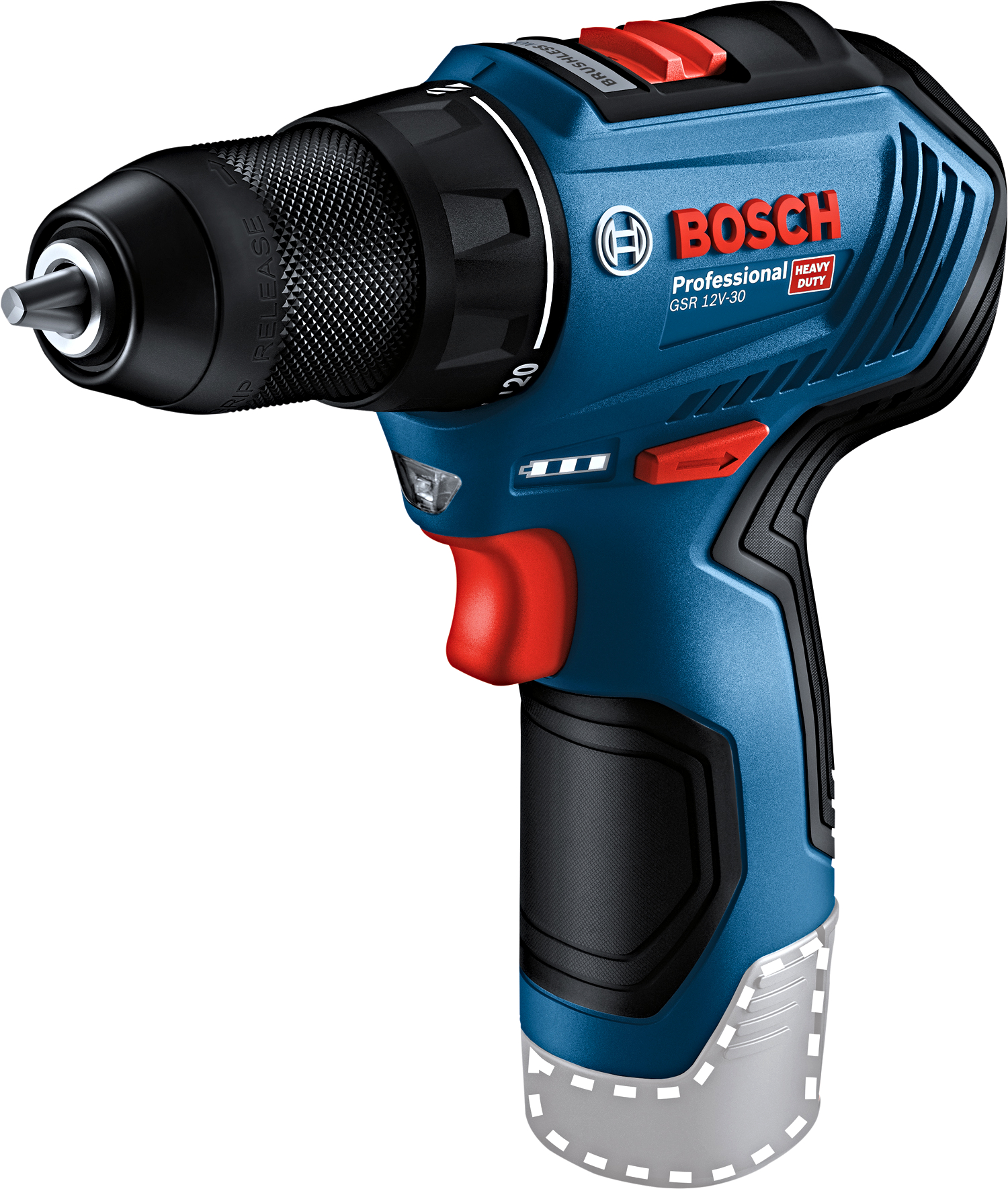 BOSCH GSR 12V-30 (verze bez aku) 12V aku vrtačka