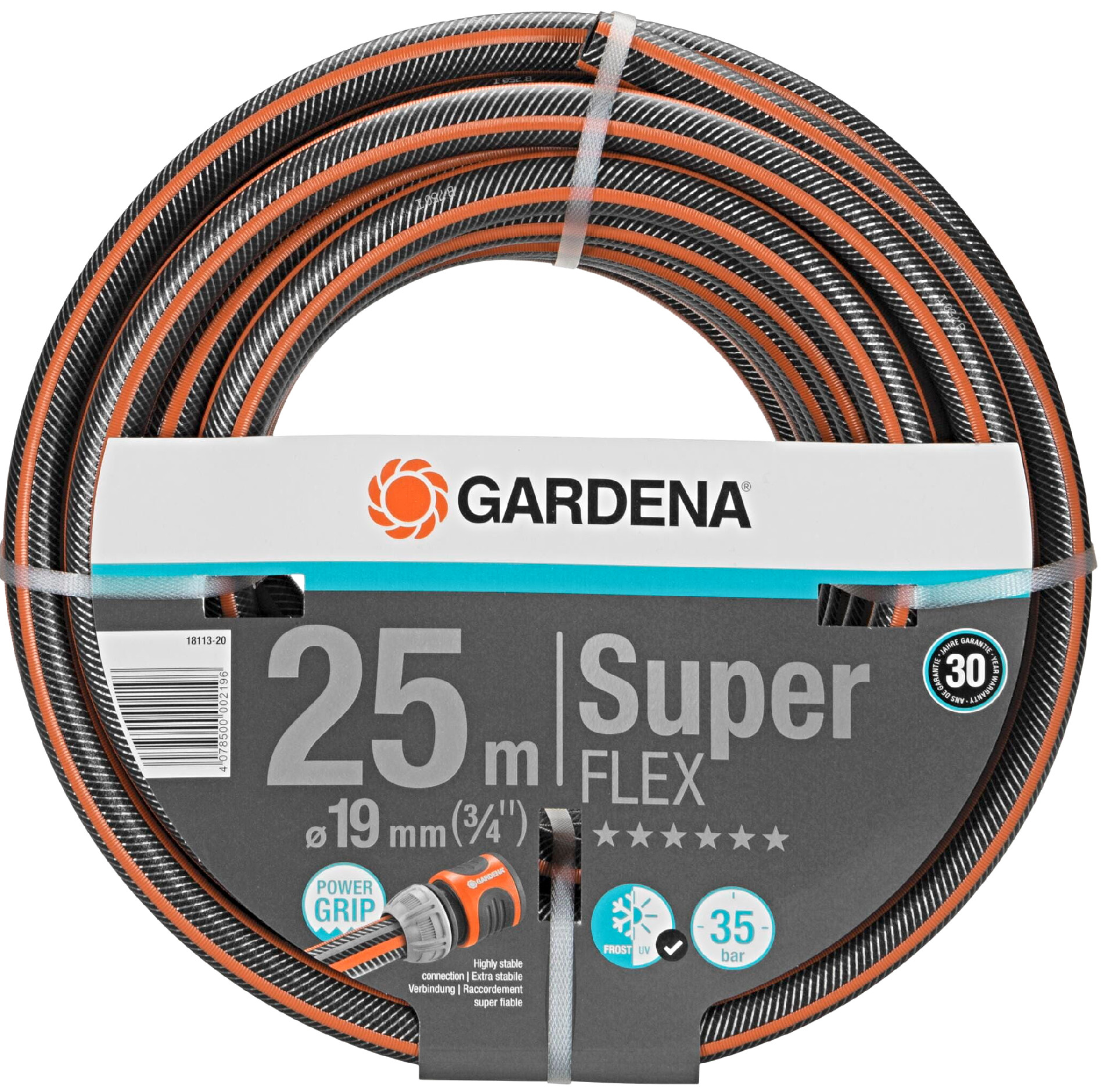 GARDENA 18113-20 25m zahradní hadice SuperFLEX Comfort 3/4" (19 mm)