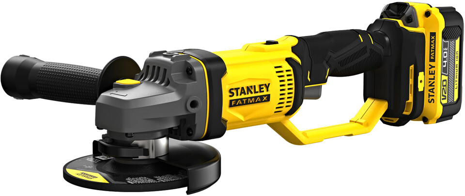 STANLEY SFMCG400M2K FatMax V20 (2x4Ah) akumulátorová úhlová bruska