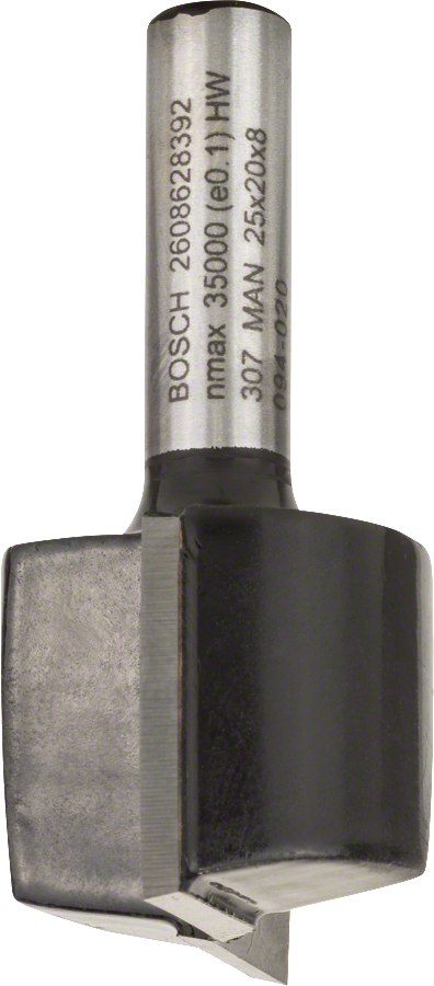 BOSCH 25x19,6mm drážkovací fréza Standard for Wood (stopka 8 mm)