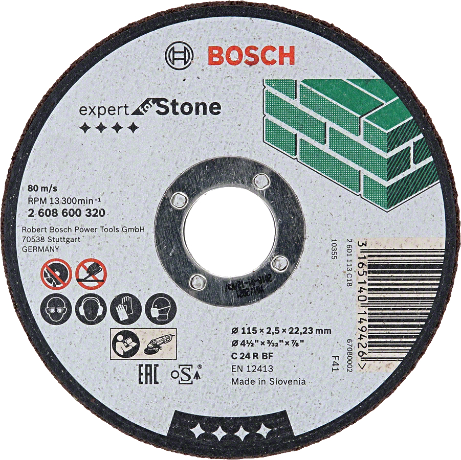 BOSCH Expert for Stone dělící kotouč na kámen 115mm (2.5 mm)