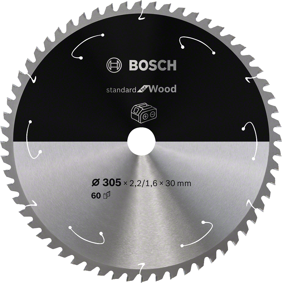 BOSCH 305x30mm pilový kotouč na dřevo Standard for Wood (60 zubů)