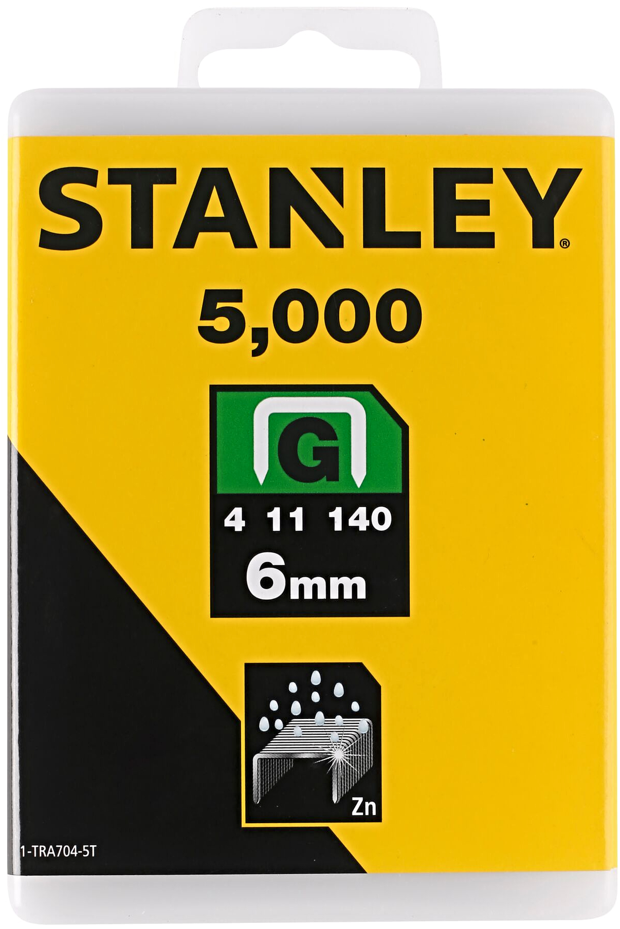 STANLEY 1-TRA704-5T spony HD typ G - 10,6 mm, délka 6mm, 5000 ks