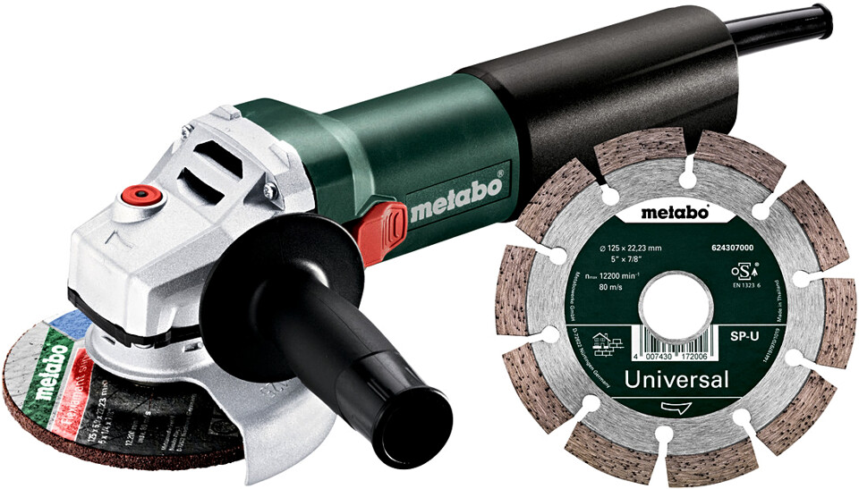 METABO WQ 1100-125 Set + diamantový kotouč