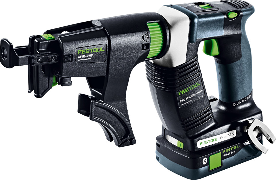 FESTOOL DWC 18-4500 HPC 4,0 I-Plus (2x4Ah) aku SDK šroubovák se zásobníkem