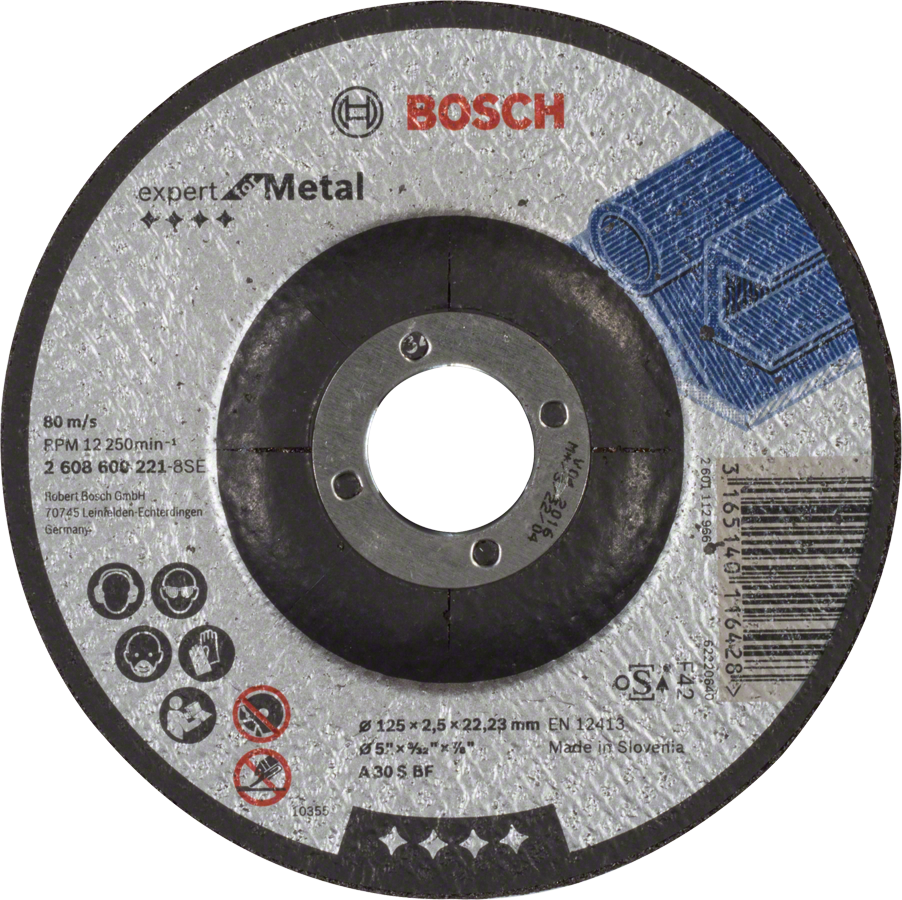 BOSCH 125x22,23mm dělicí kotouč na kov Expert for Metal (2.5 mm)