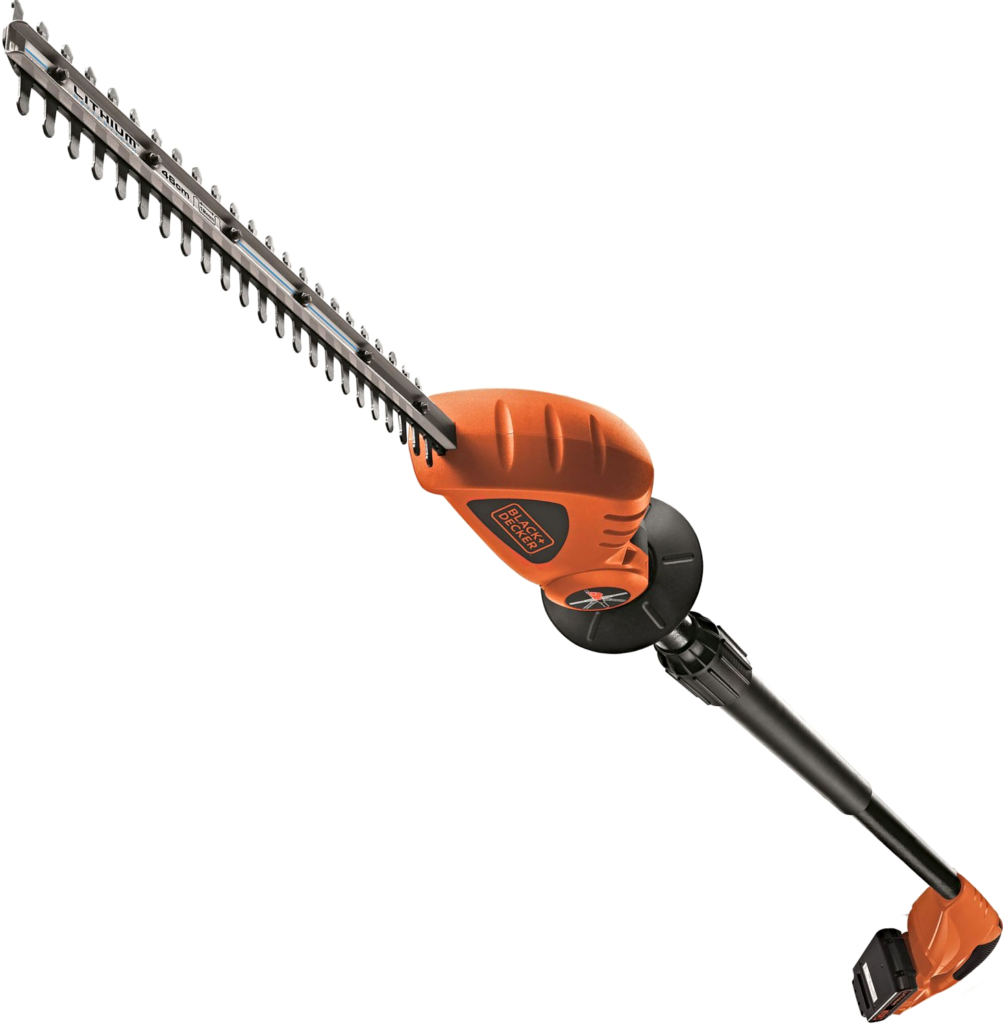 BLACK+DECKER GTC1843L20 (1x2Ah) aku nůžky na živý plot s teleskopickou tyčí