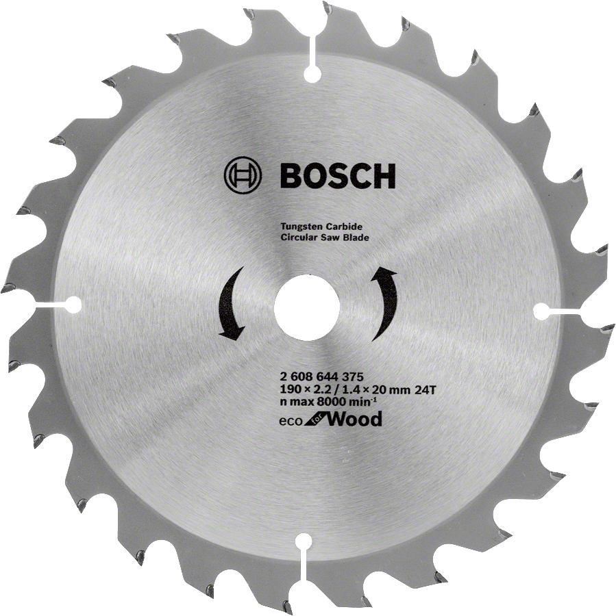 BOSCH Eco for Wood pilový kotouč 190x20 mm (24 zubů)