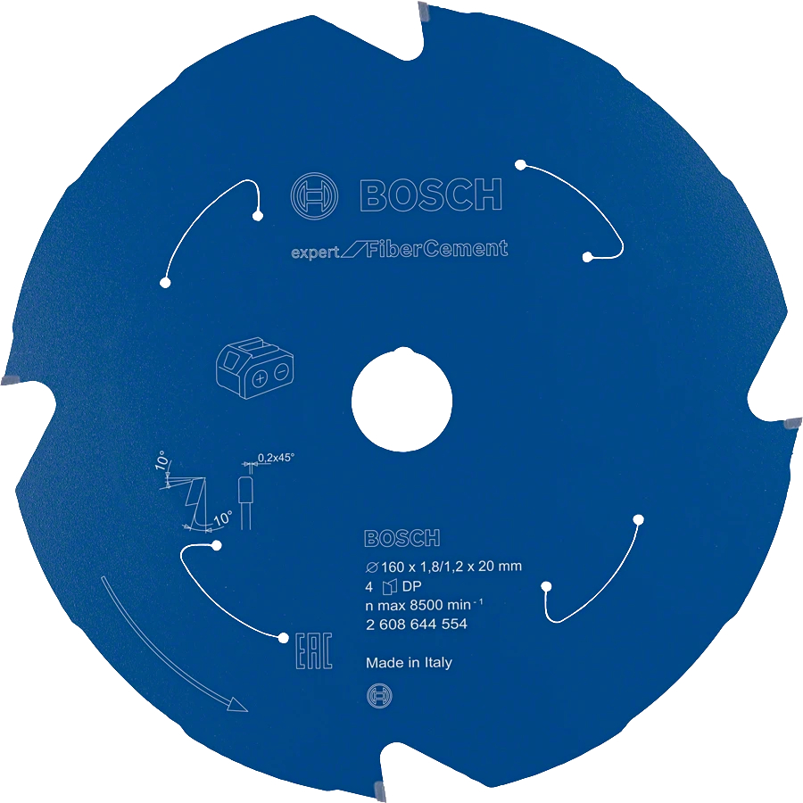 BOSCH 160x20mm Expert for Fibre Cement (4Z)