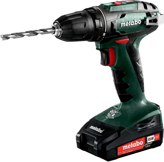 METABO BS 18 (2x2Ah) 18V akumulátorová vrtačka